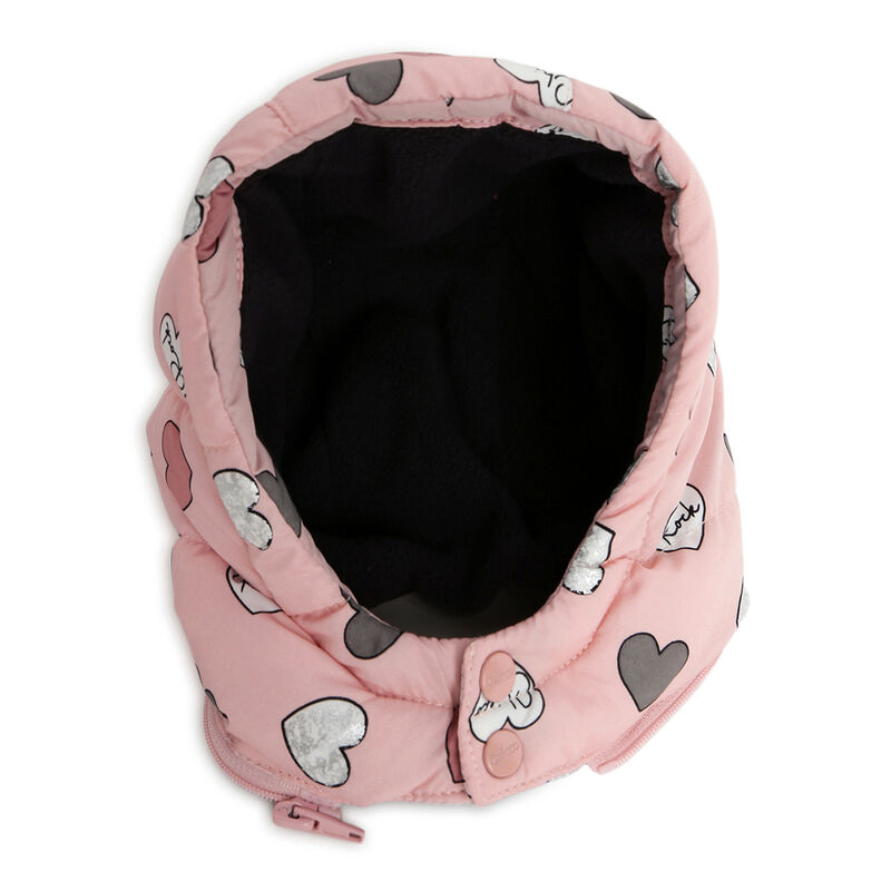 Girls Medium Pink Printed Jacket image number 3